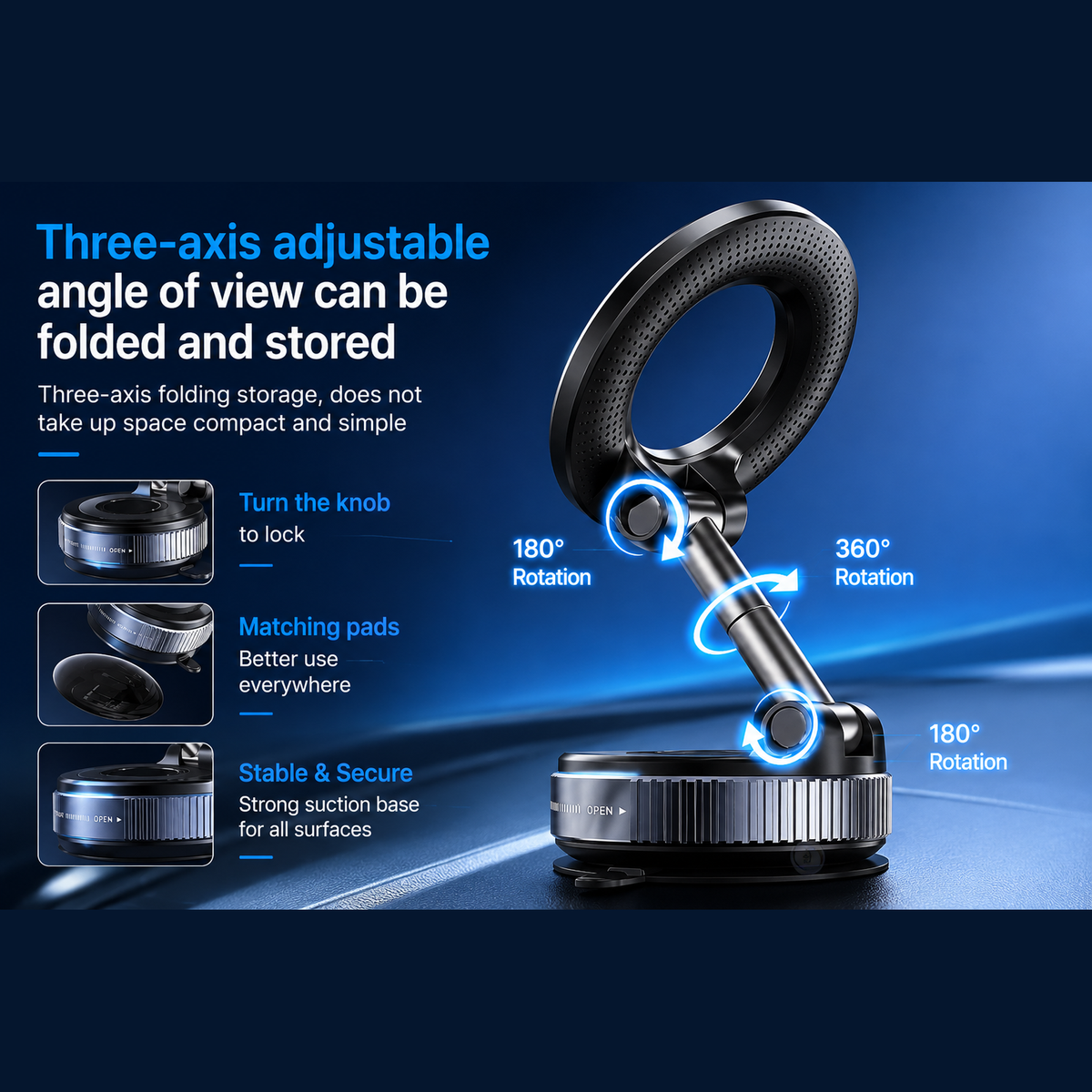 Magnetic Foldable Phone Holder